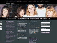 Tablet Screenshot of lespoulesacolin.com